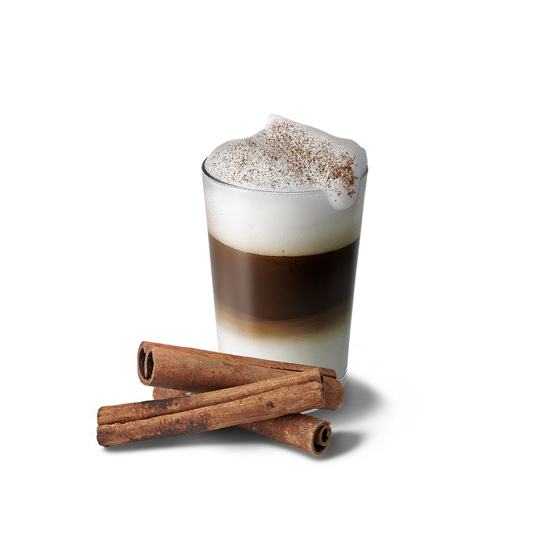 Creamy latte with warming pumpkin spice flavor